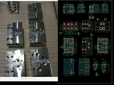 模具零件-7075硬铝_油缸腔体_内孔光洁度0.4